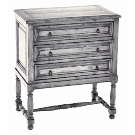 Country English 3 Drawer Chest with Stand